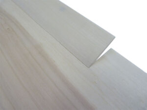 Querruder (Oberseite) fertig ausgeschnitten und mit Elastikflaps anscharniert (MEFISTO)