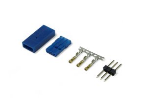 Servobuchsen Blue Line Graupner / JR vergoldet / 10 Stk.